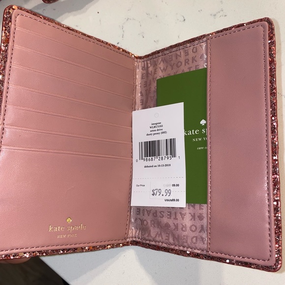 NWT Kate Spade sparkly tote and wallet - Picture 7 of 8